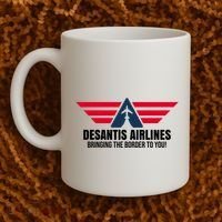 Desantis Airlines Bringing The Boarder To You Political Coffee Mug thumb 2