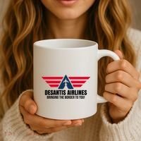 Desantis Airlines Bringing The Boarder To You Political Coffee Mug thumb 3