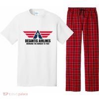 Desantis Airlines Bringing The Boarder To You Political Pajama Set thumb 0