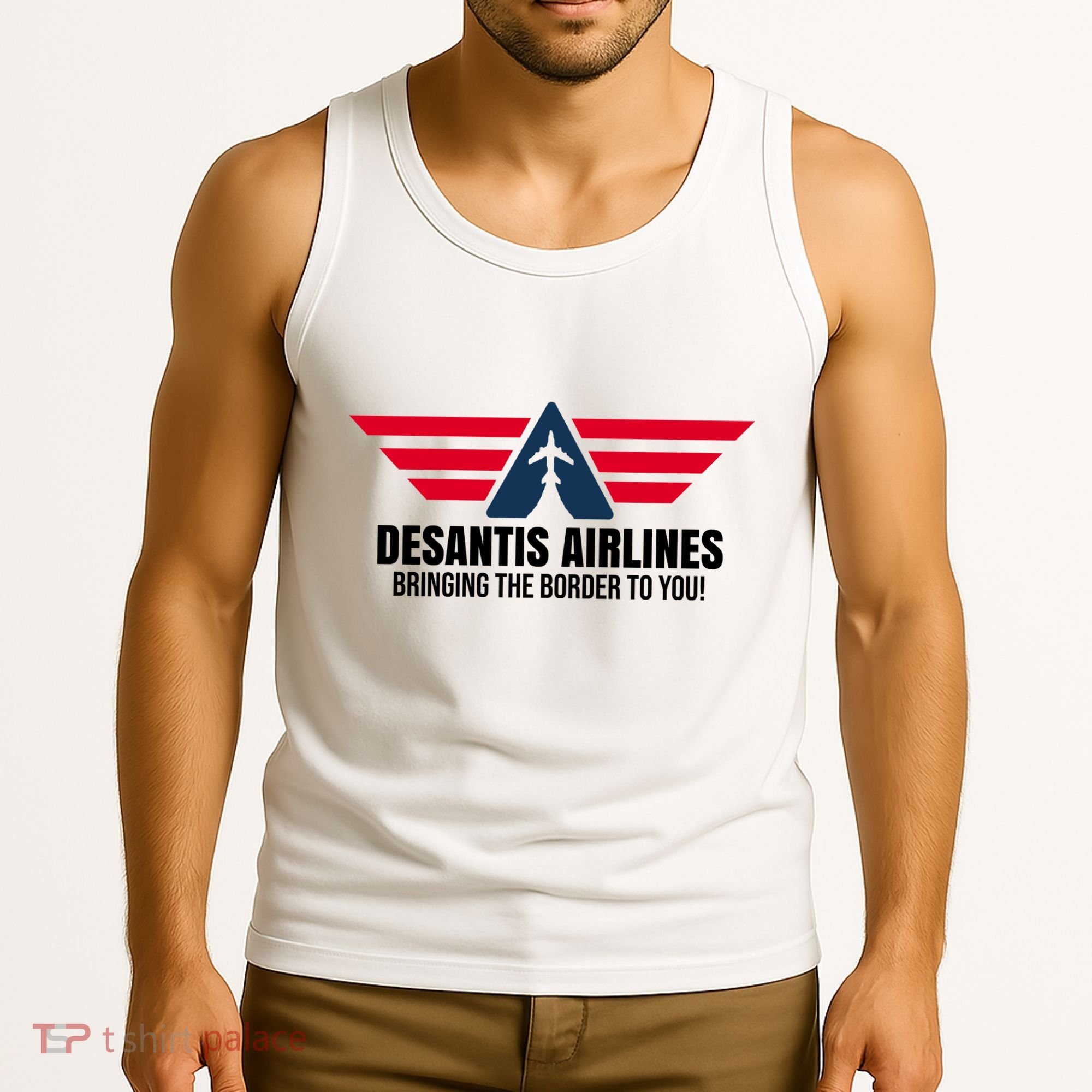 Desantis Airlines Bringing The Boarder To You Political Tank Top