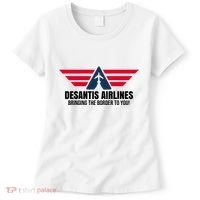 Desantis Airlines Bringing The Boarder To You Political Women's T-Shirt thumb 0