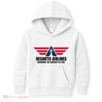 Desantis Airlines Bringing The Boarder To You Political Kids Hoodie thumb 0