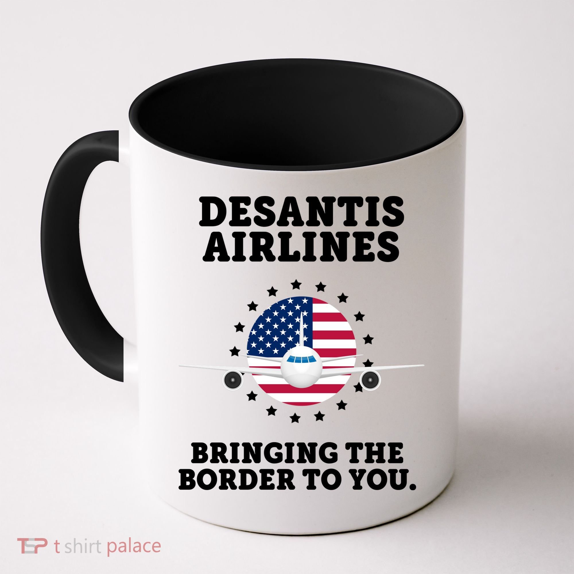 DeSantis Airlines Bringing The Boarder To You Coffee Mug