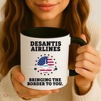 DeSantis Airlines Bringing The Boarder To You Coffee Mug thumb 3