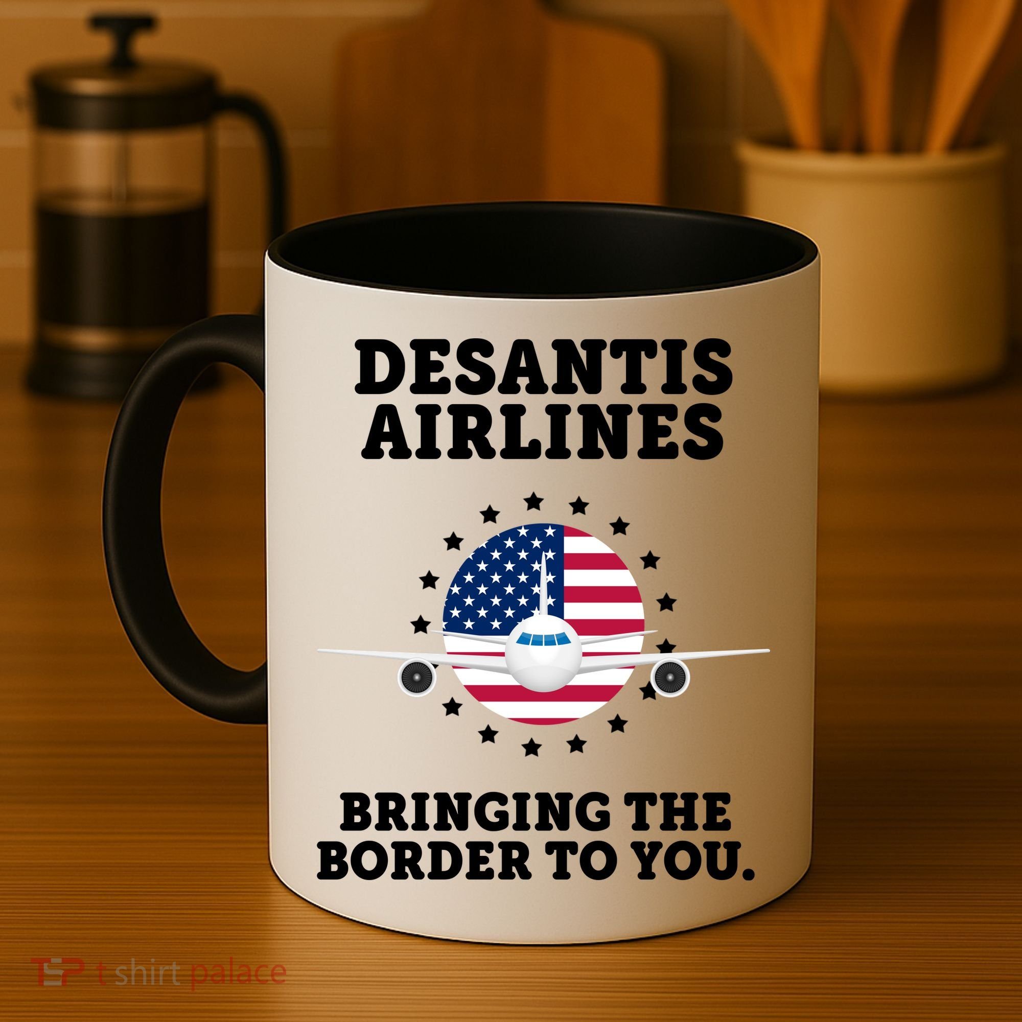 DeSantis Airlines Bringing The Boarder To You Coffee Mug