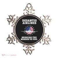 DeSantis Airlines Bringing The Boarder To You Ornament thumb 0
