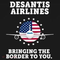 DeSantis Airlines Bringing The Boarder To You Ornament thumb 1
