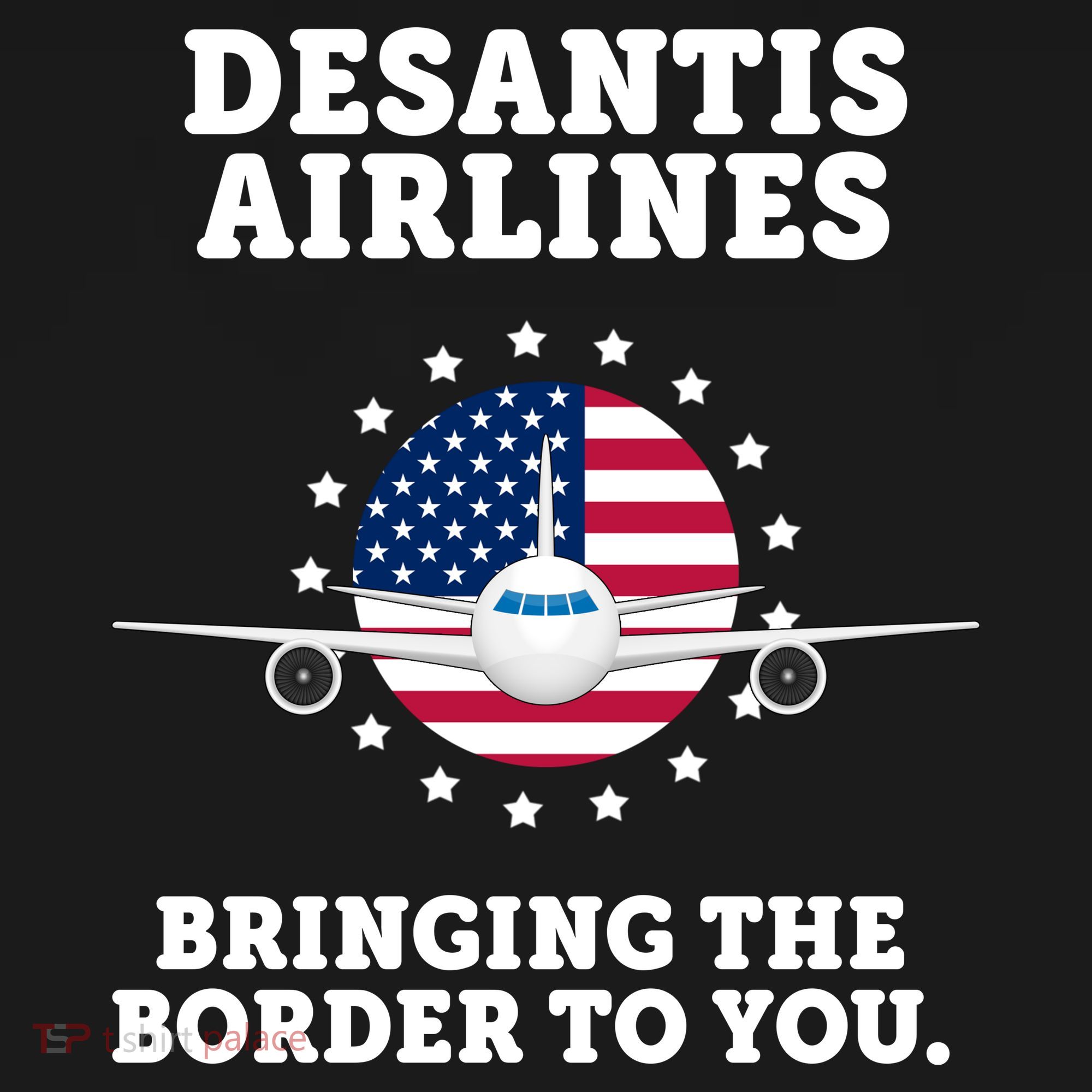 DeSantis Airlines Bringing The Boarder To You Ornament