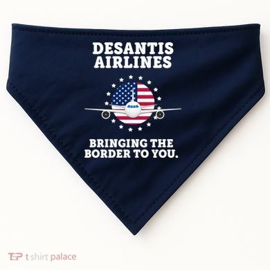 DeSantis Airlines Bringing The Boarder To You USA-Made Doggie Bandana