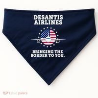 DeSantis Airlines Bringing The Boarder To You USA-Made Doggie Bandana thumb 0