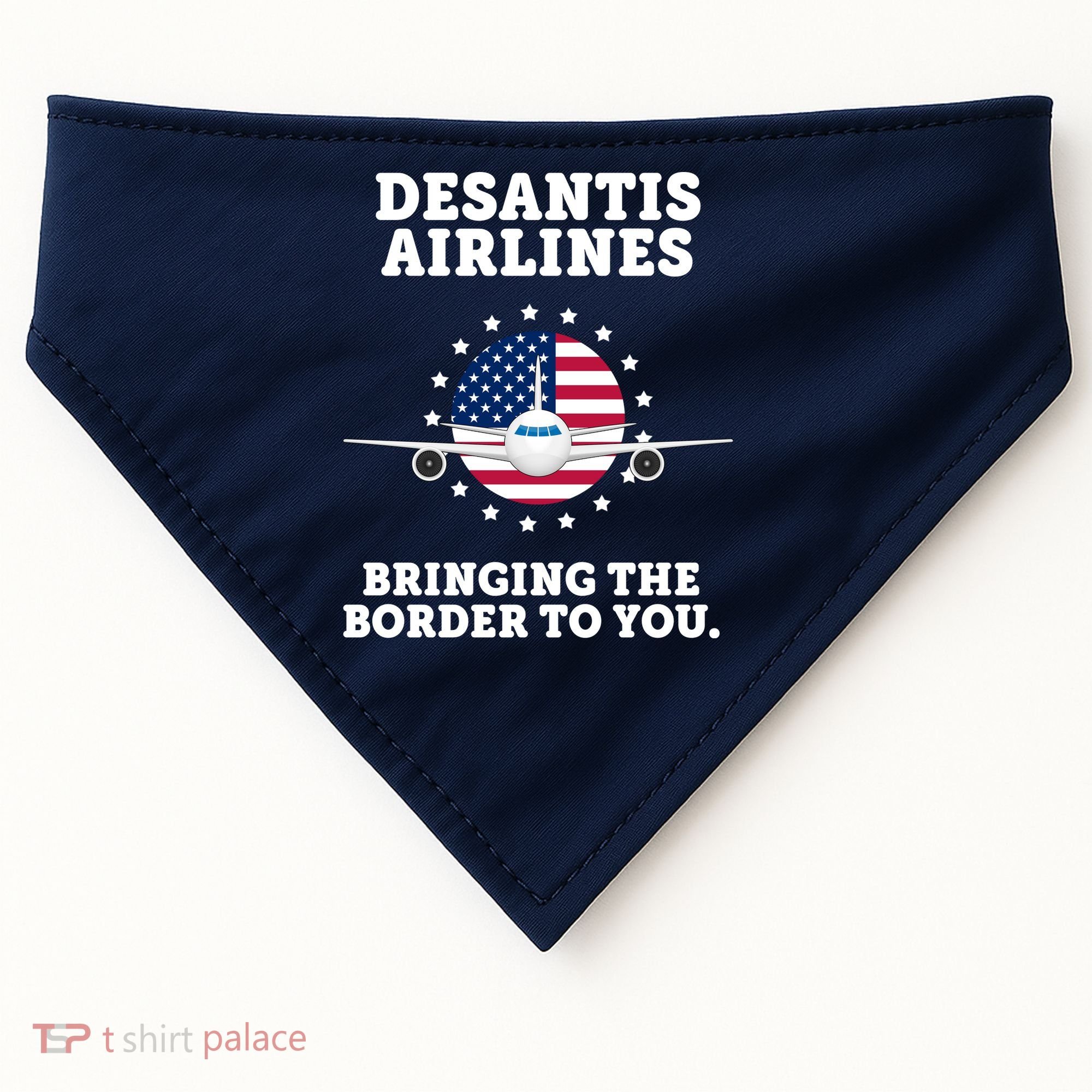 DeSantis Airlines Bringing The Boarder To You USA-Made Doggie Bandana