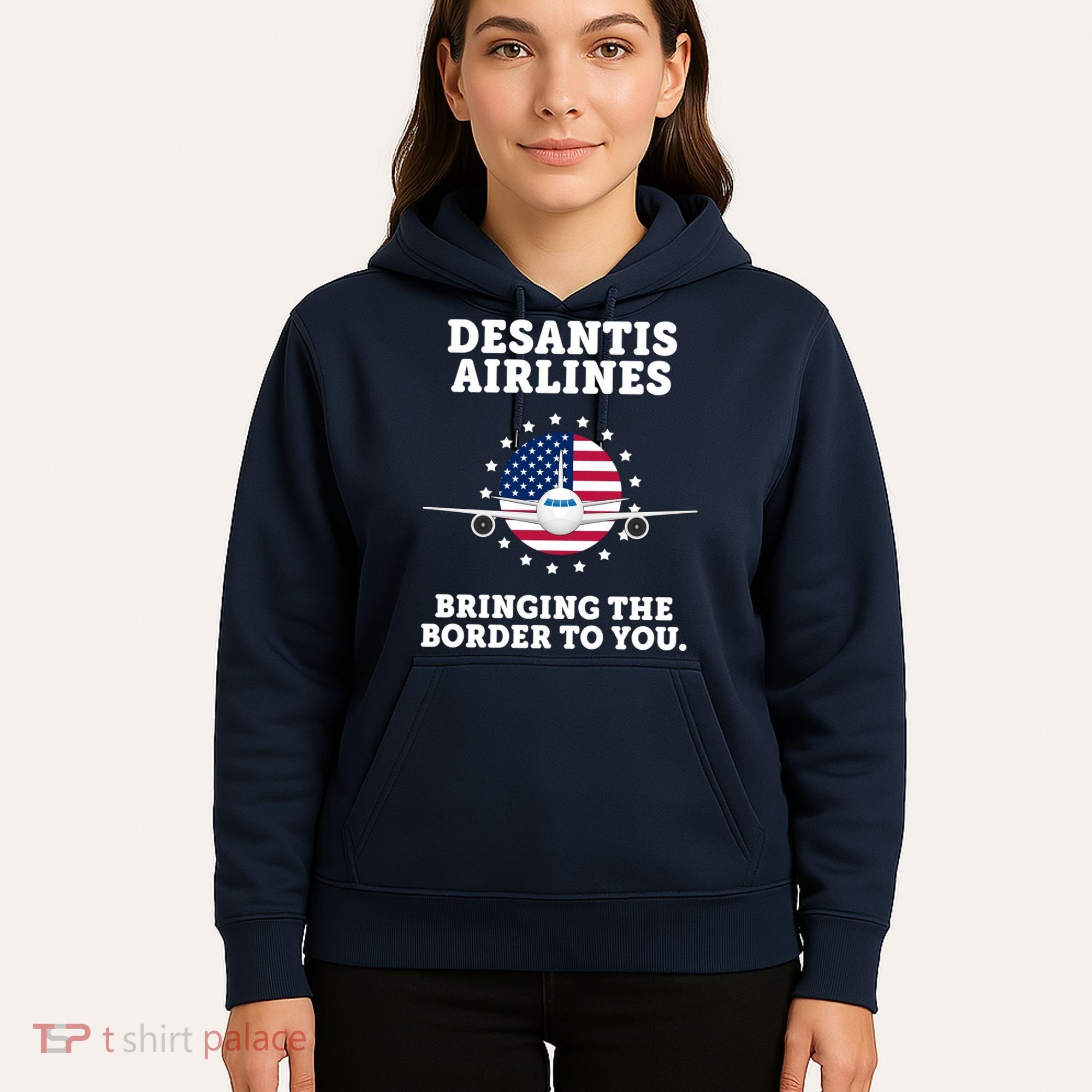 DeSantis Airlines Bringing The Boarder To You Hoodie