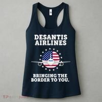 DeSantis Airlines Bringing The Boarder To You Women's Tank Top thumb 3