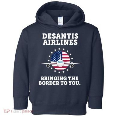 DeSantis Airlines Bringing The Boarder To You Toddler Hoodie