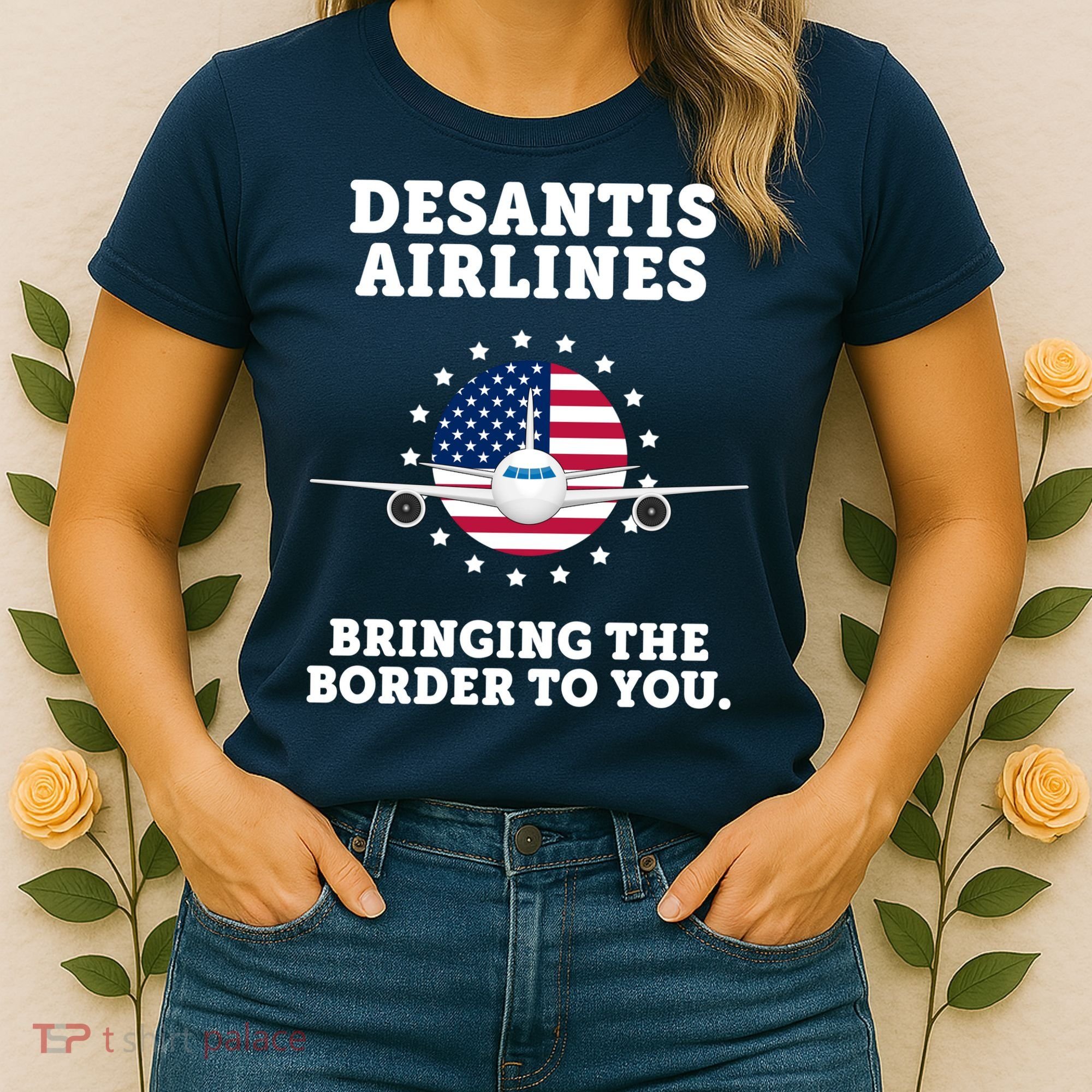 DeSantis Airlines Bringing The Boarder To You Women's T-Shirt