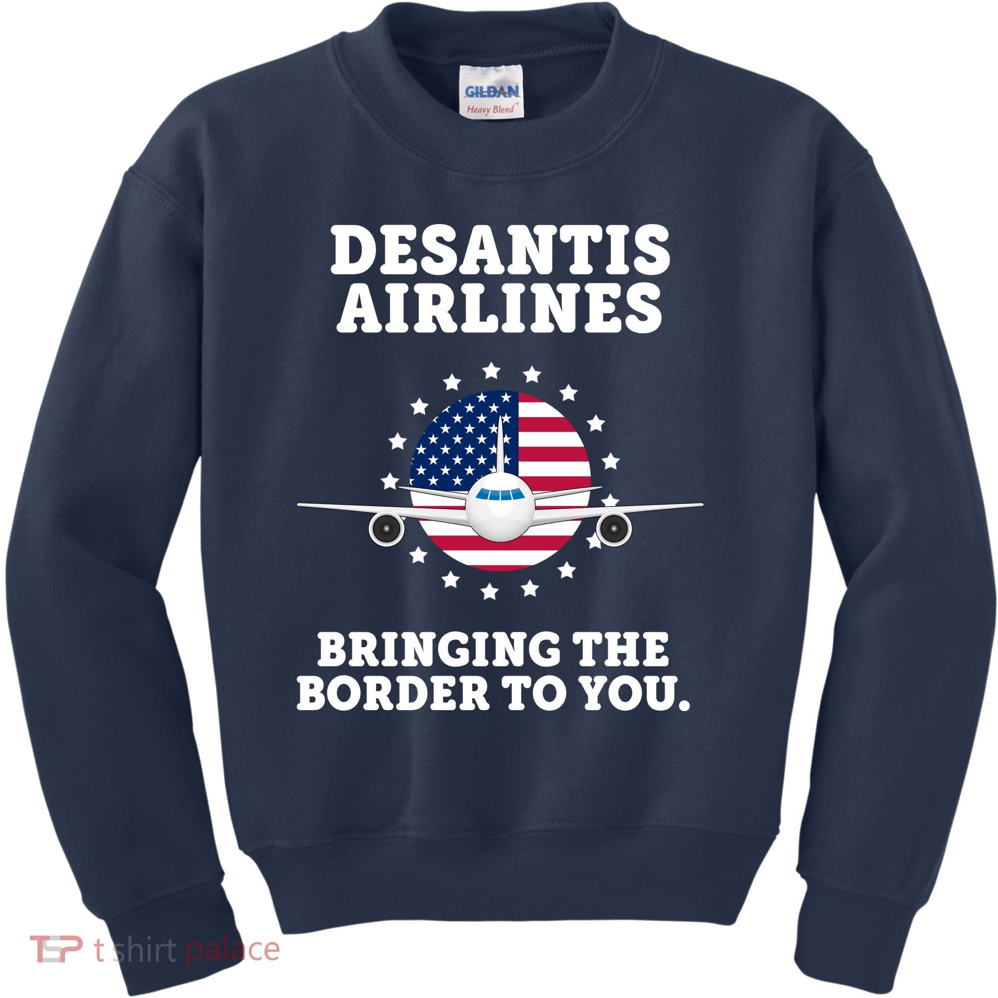 DeSantis Airlines Bringing The Boarder To You Kids Sweatshirt