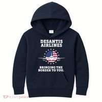 DeSantis Airlines Bringing The Boarder To You Kids Hoodie thumb 0
