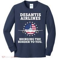 DeSantis Airlines Bringing The Boarder To You Kids Long Sleeve Shirt thumb 0