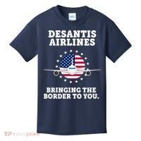 DeSantis Airlines Bringing The Boarder To You Kids T-Shirt thumb 0