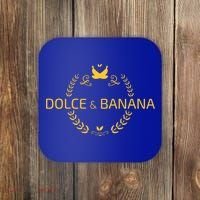 Dolce And Banana Cute Gift Funny Fashion Cute Gift Gift Coaster thumb 0