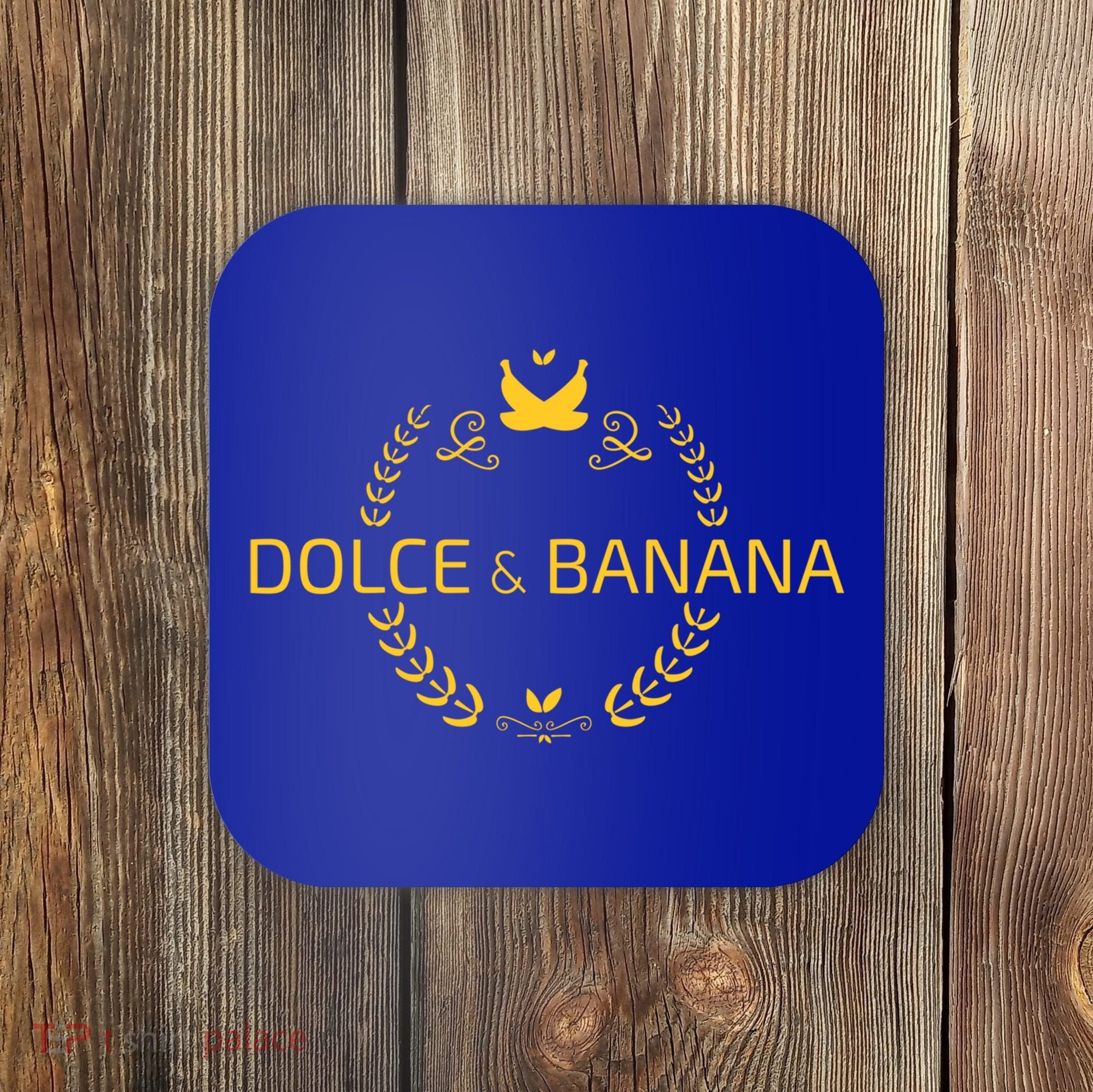 Dolce And Banana Cute Gift Funny Fashion Cute Gift Gift Coaster