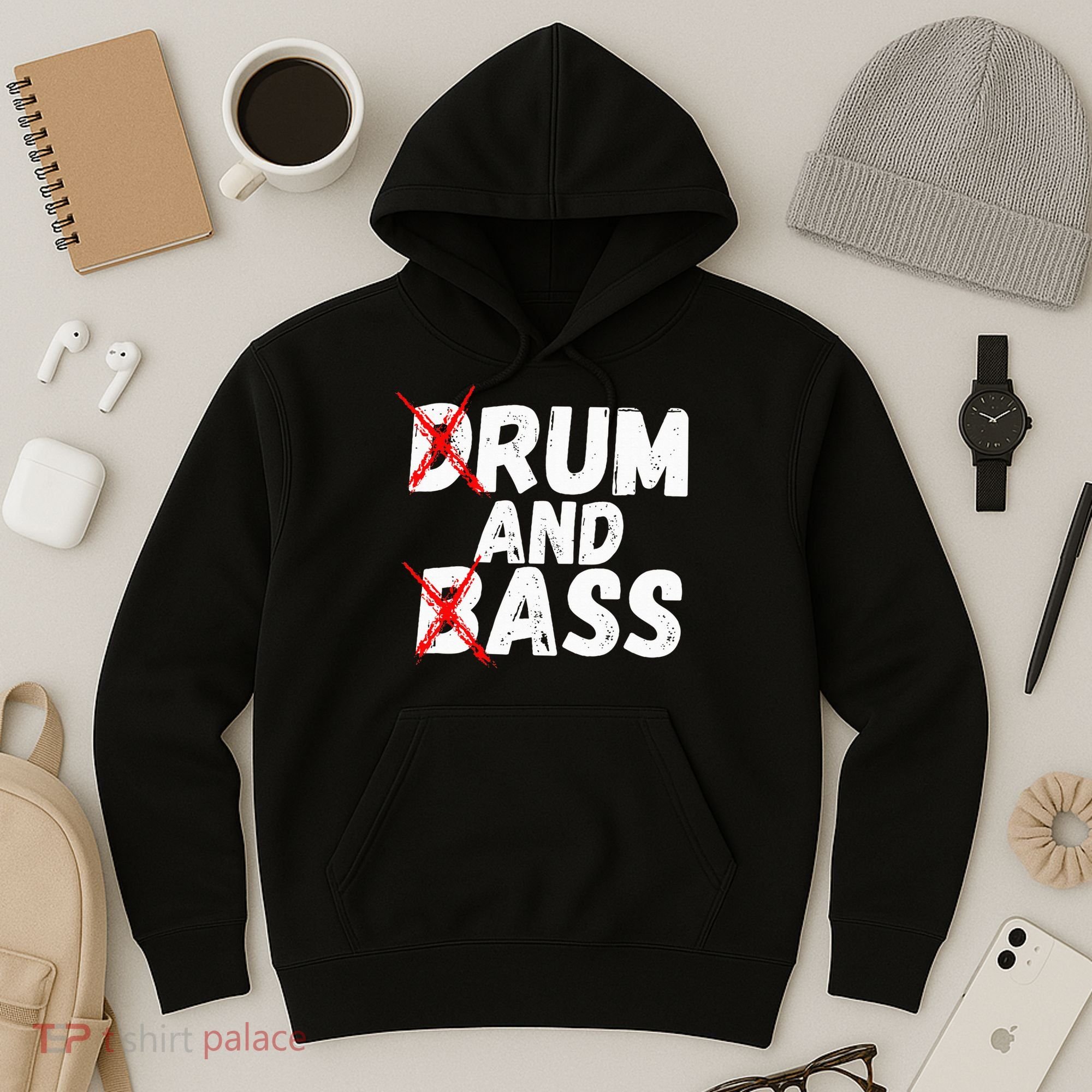 Drum And Bass Rum And Ass Hoodie