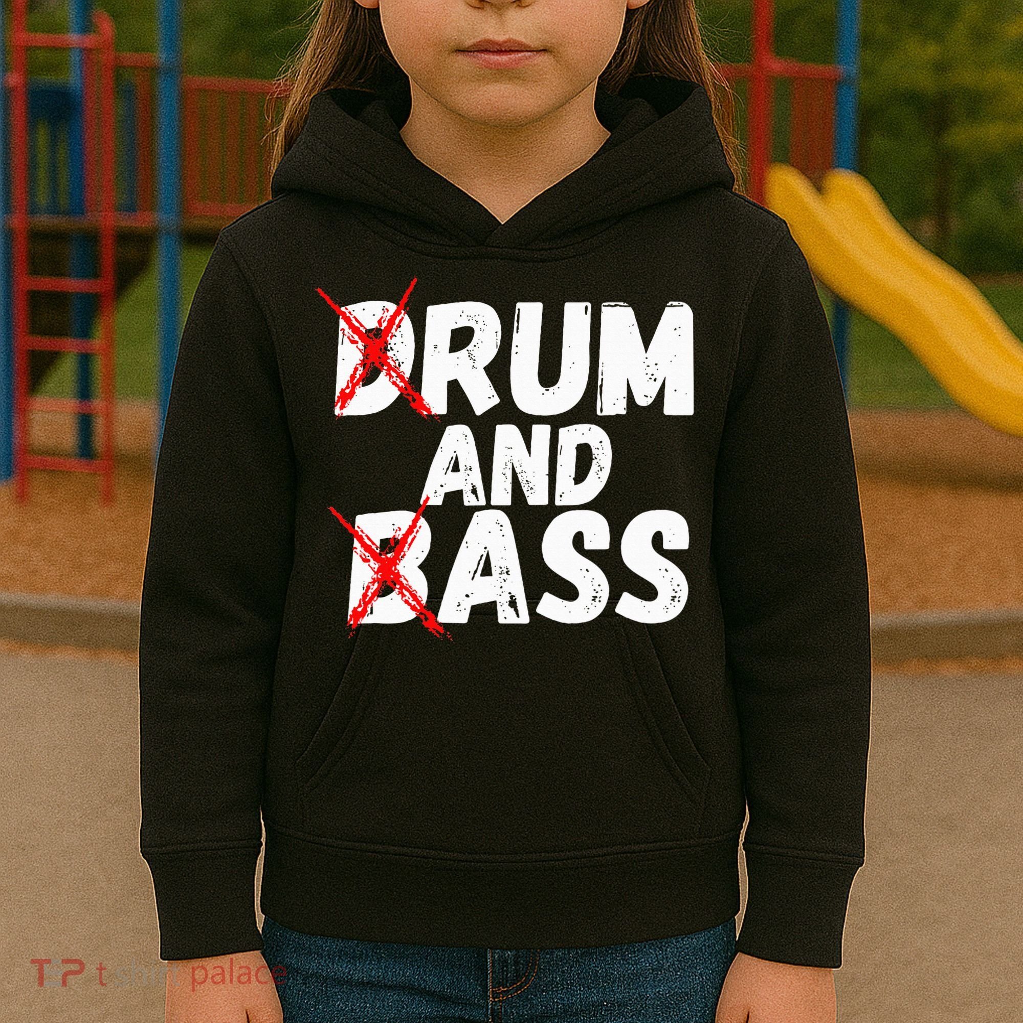 Drum And Bass Rum And Ass Kids Hoodie