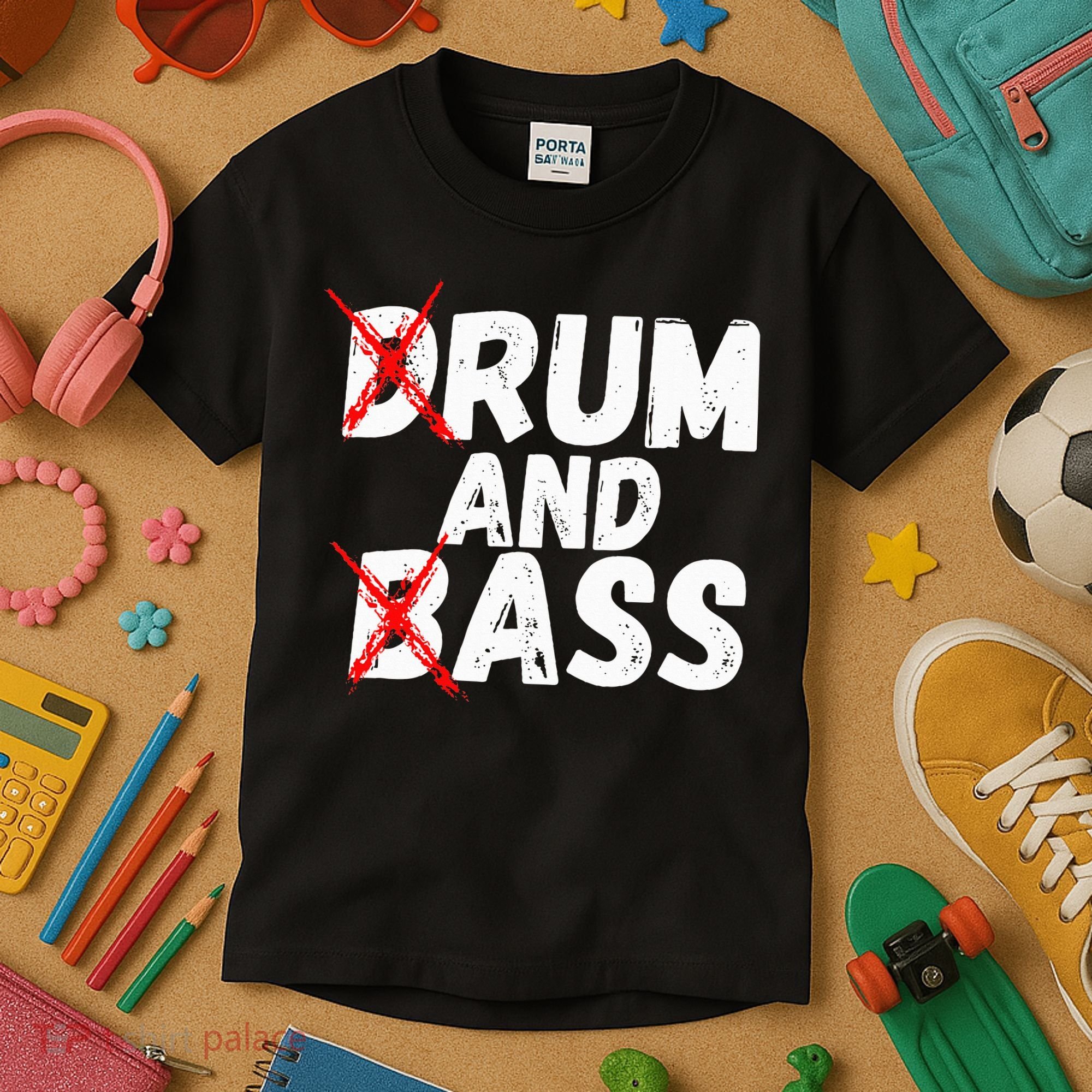 Drum And Bass Rum And Ass Kids T-Shirt