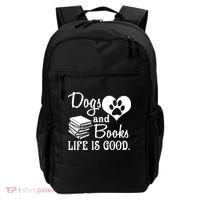 Dog And Books Are Good - Cute Animal Tee Backpack thumb 0