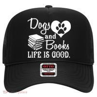 Dog And Books Are Good - Cute Animal Tee Hat thumb 0