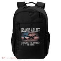 DeSantis Airlines Bringing The Border To You American US Flag Backpack thumb 0