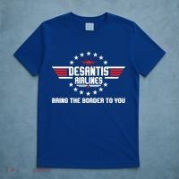 DeSantis Airlines Bringing The Border To You American US Flag Vintage T-Shirt thumb 5