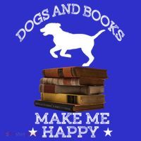Dogs And Books Make Me Happy Cool Gift Visor thumb 3