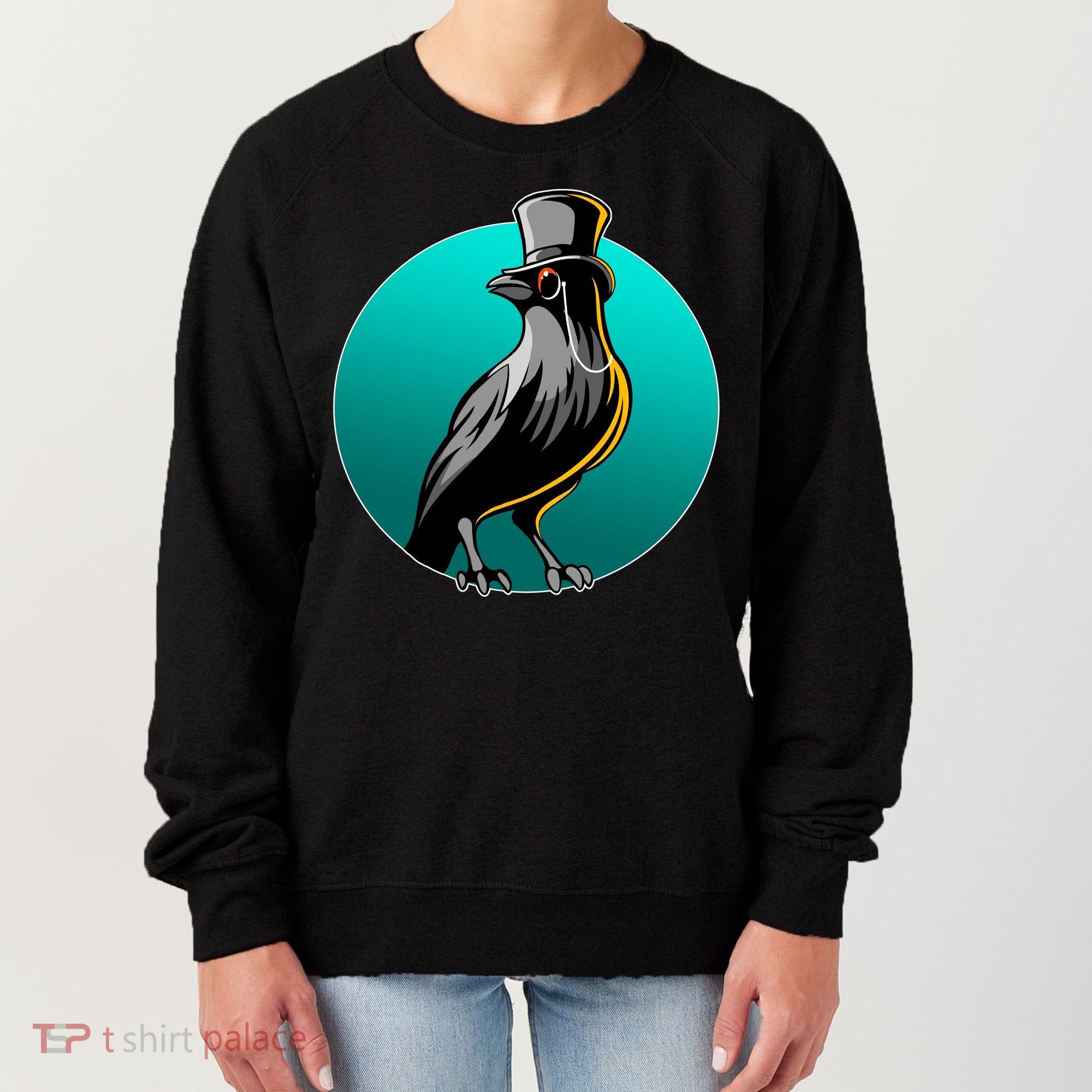 Dabber Raven Top Hat Women's Sweatshirt