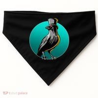 Dabber Raven Top Hat USA-Made Doggie Bandana thumb 0