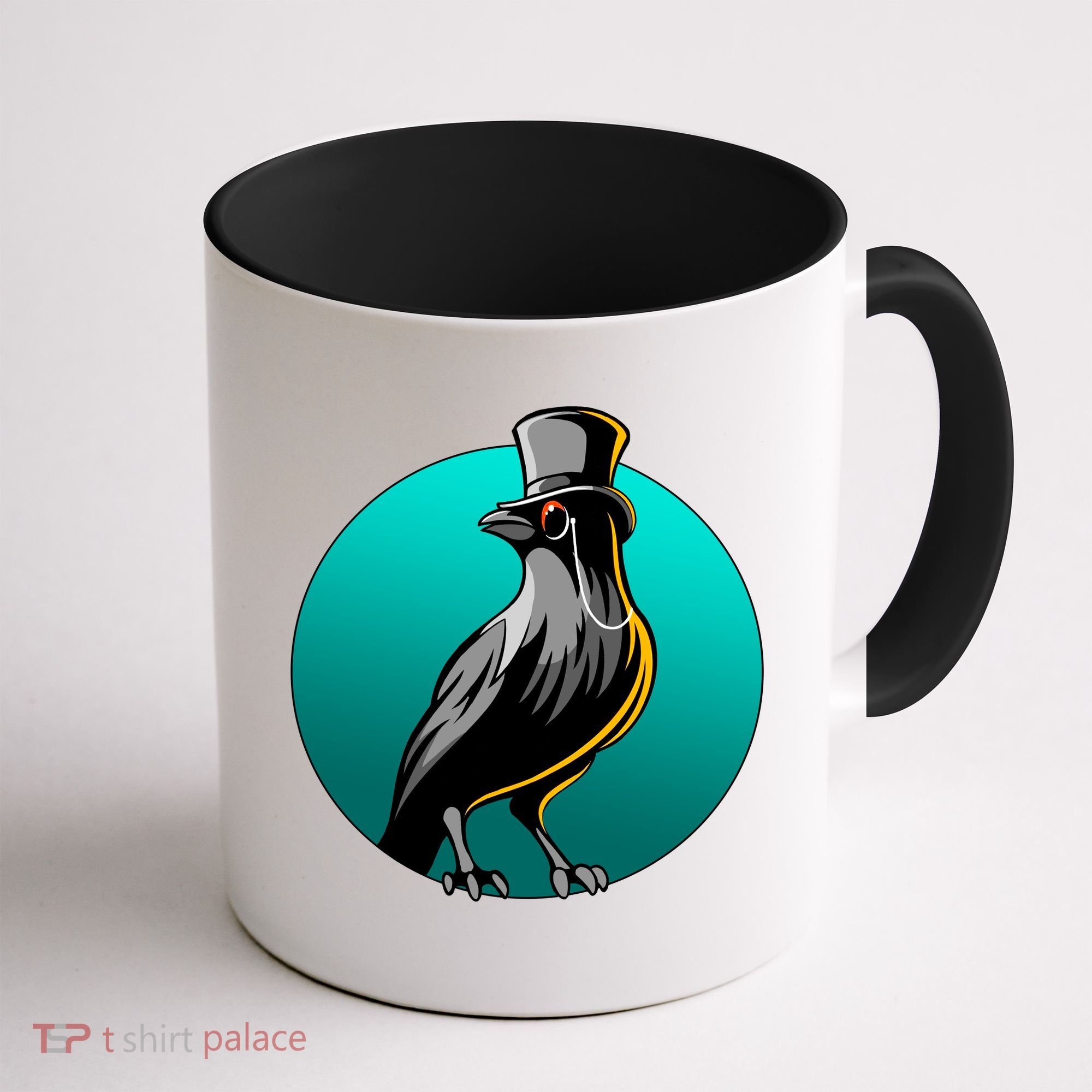 Dabber Raven Top Hat Coffee Mug