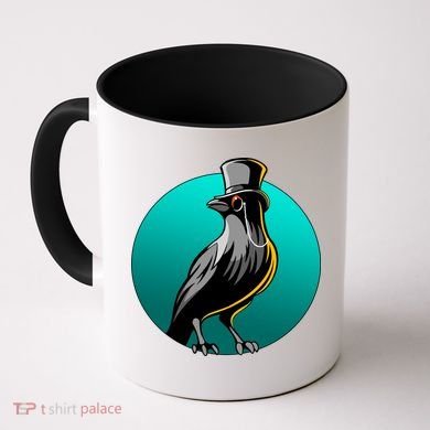 Dabber Raven Top Hat Coffee Mug