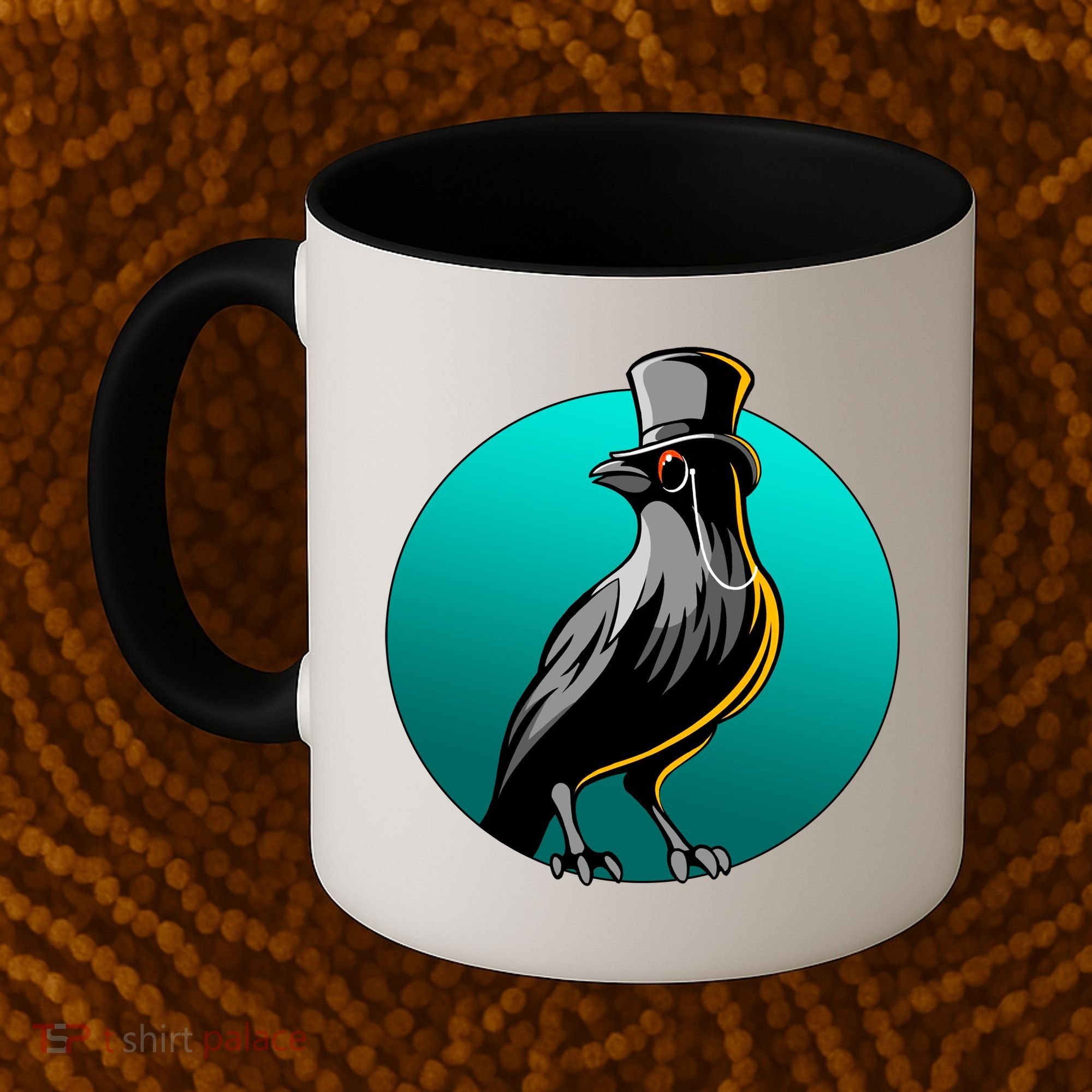 Dabber Raven Top Hat Coffee Mug