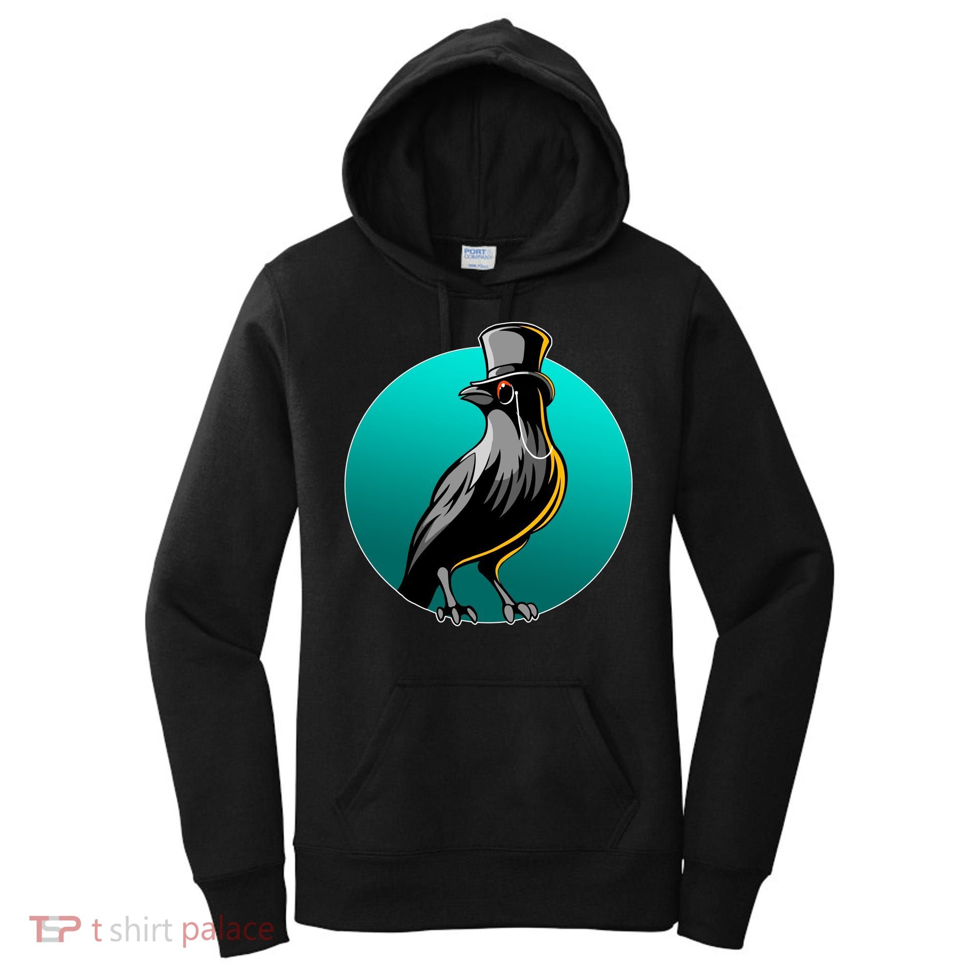 Dabber Raven Top Hat Women's Hoodie