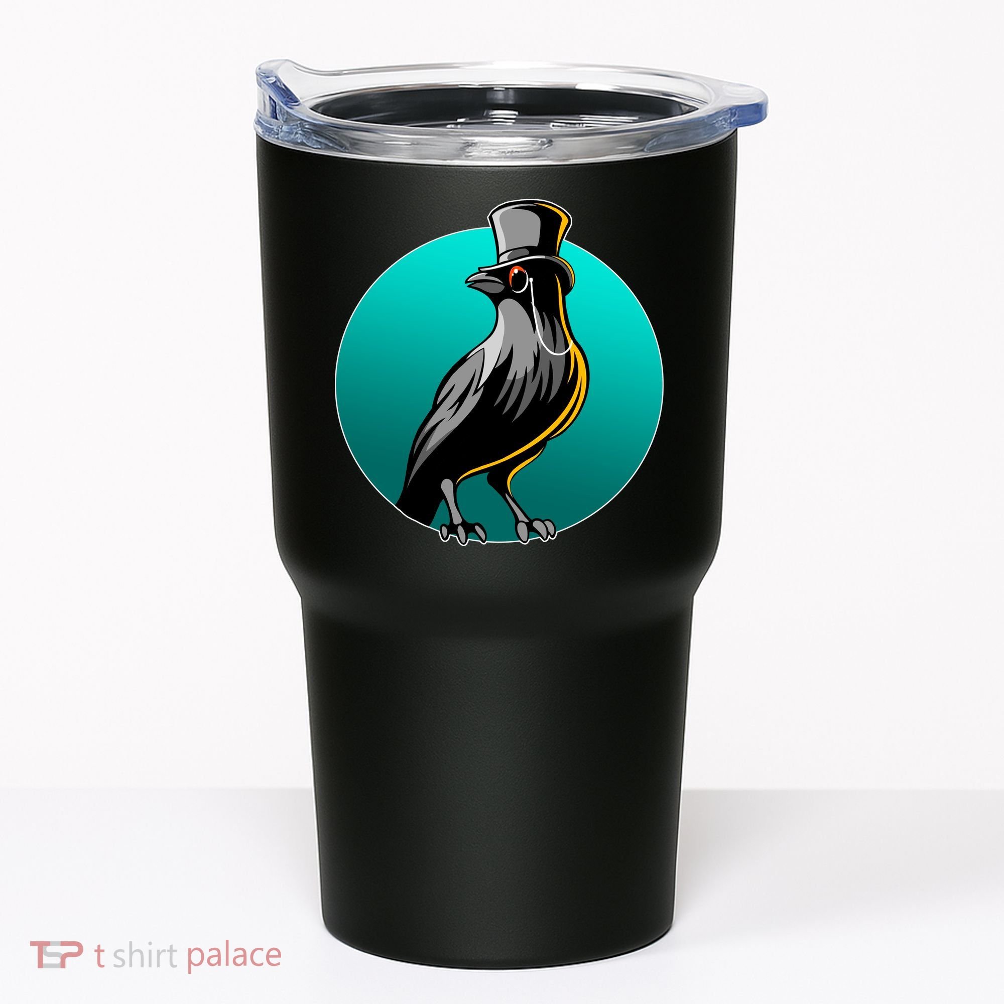 Dabber Raven Top Hat Tumbler