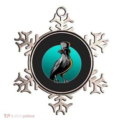 Dabber Raven Top Hat Ornament