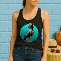 Dabber Raven Top Hat Women's Tank Top thumb 2