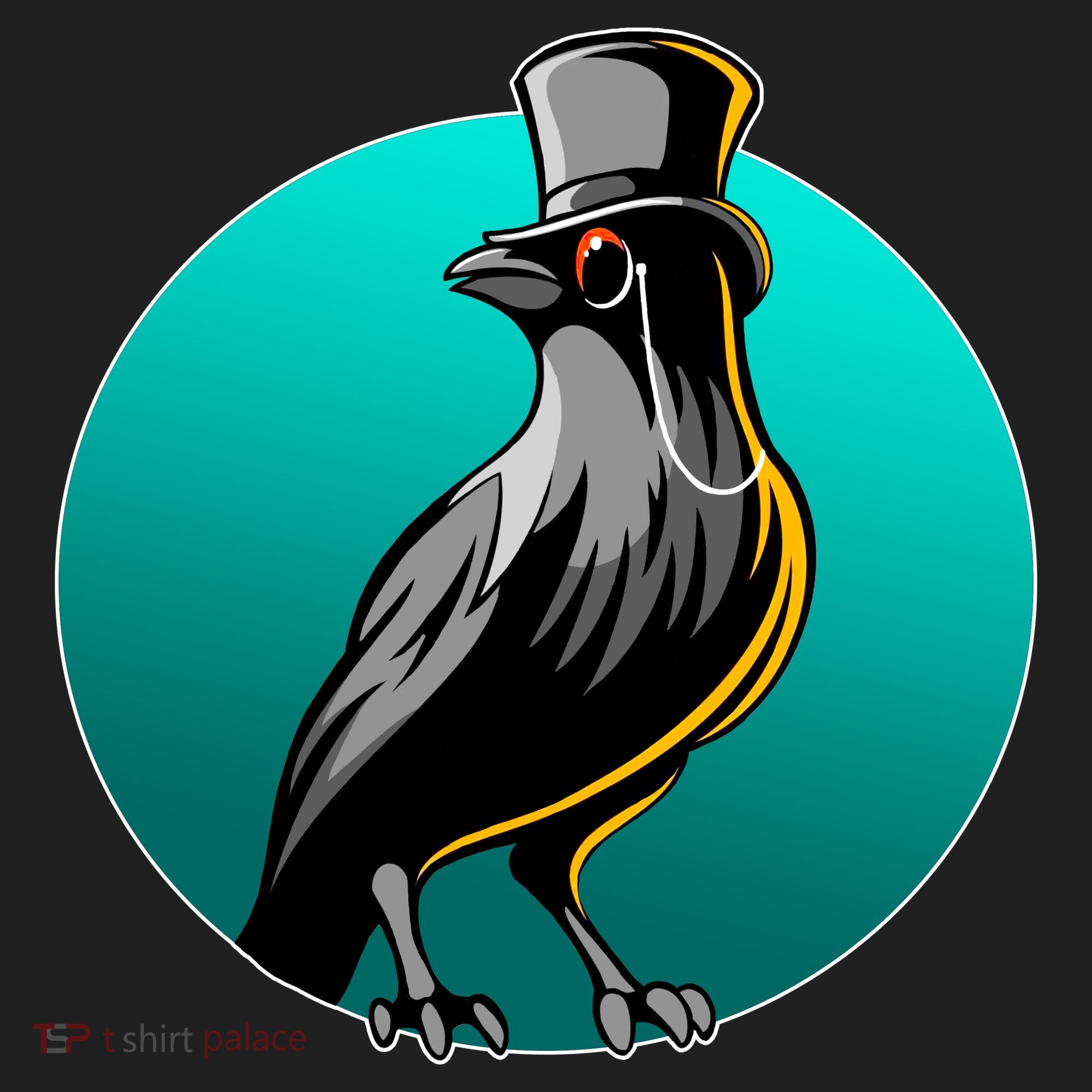 Dabber Raven Top Hat Hat