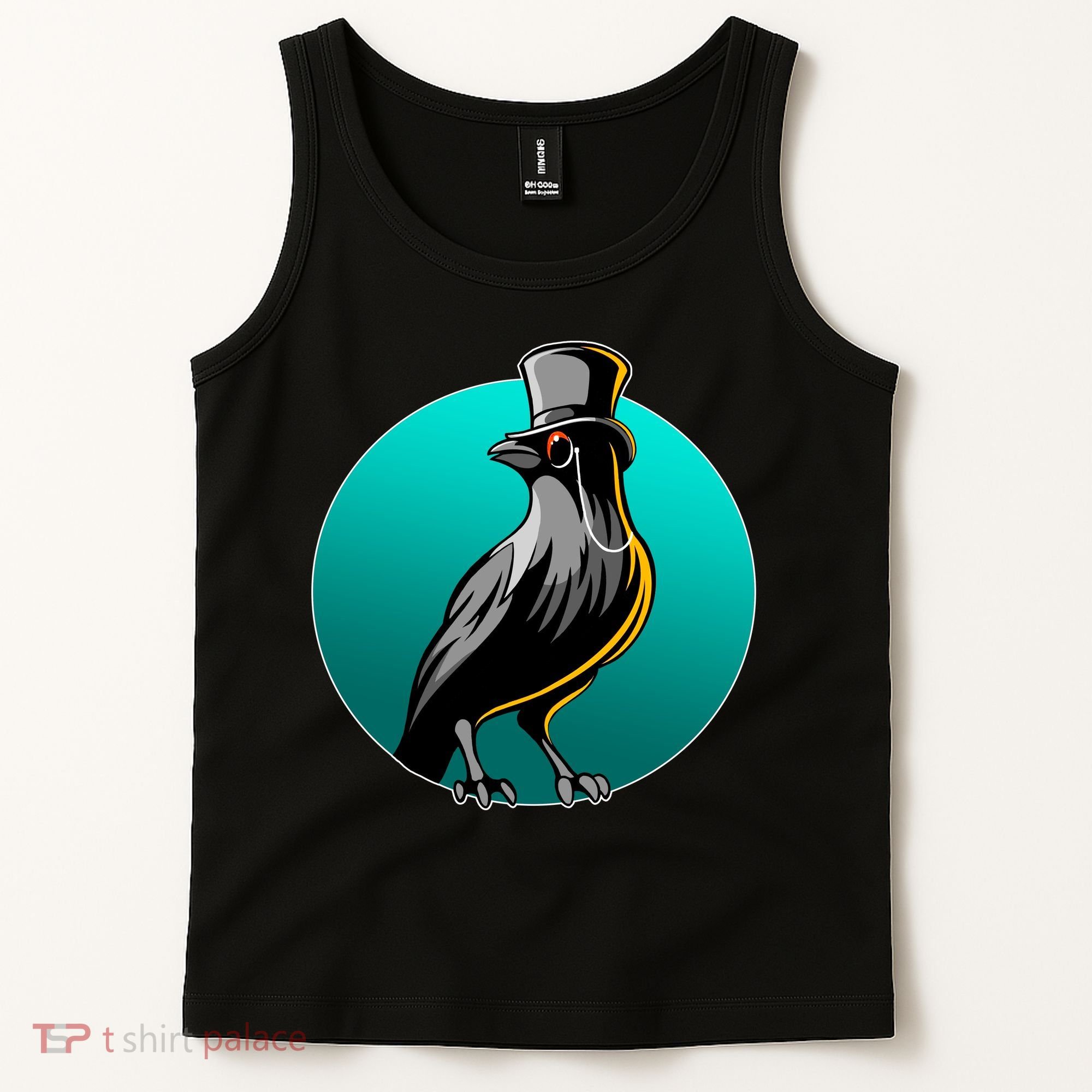Dabber Raven Top Hat Tank Top