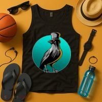 Dabber Raven Top Hat Tank Top thumb 4