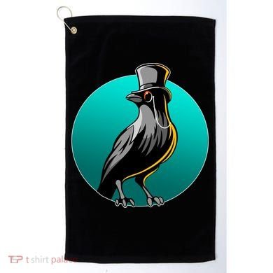 Dabber Raven Top Hat Golf Towel
