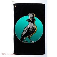 Dabber Raven Top Hat Golf Towel thumb 0