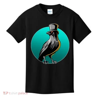 Dabber Raven Top Hat Kids T-Shirt