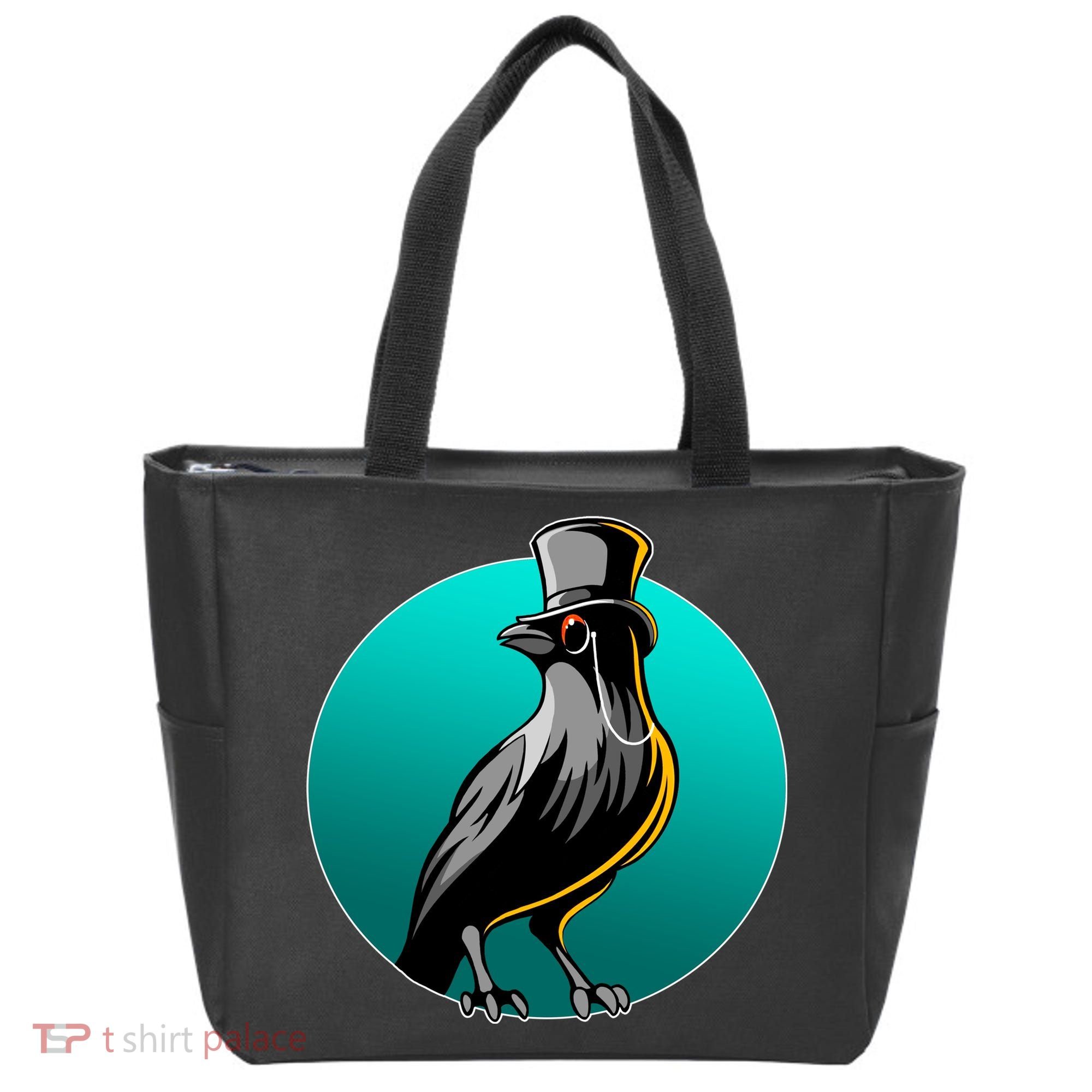Dabber Raven Top Hat Tote Bag