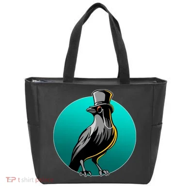 Dabber Raven Top Hat Tote Bag